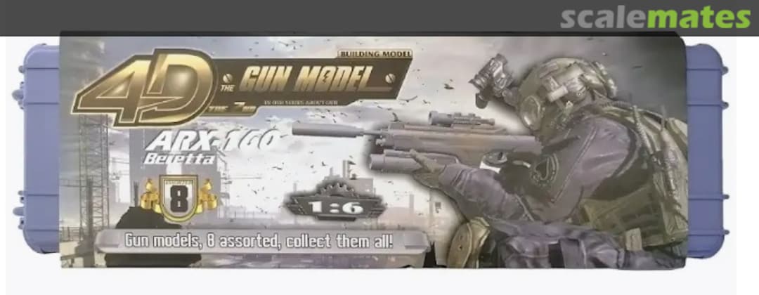 Boxart Beretta ARX160 with Grenade Launcher 4D Puzzle Model Boxart Beretta ARX160 with Grenade Launcher 4D Puzzle Model