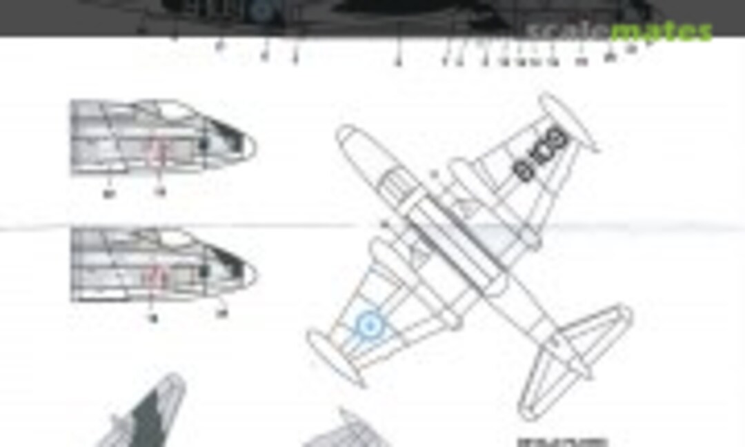1:72 BAC Canberra Mk.62 y Mk.64 (72007) (Aerocalcas Argentinas AEROPRE-11) AEROPRE-11