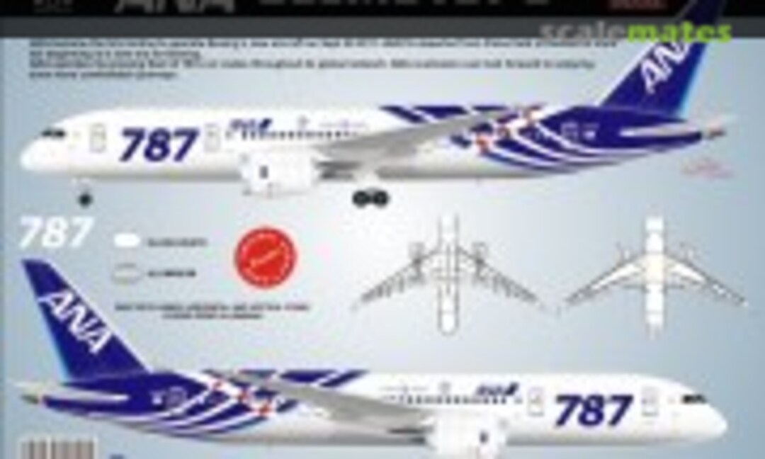 1:144 ANA First 787 Dreamliner (8aDecs 7909-333) 7909-333