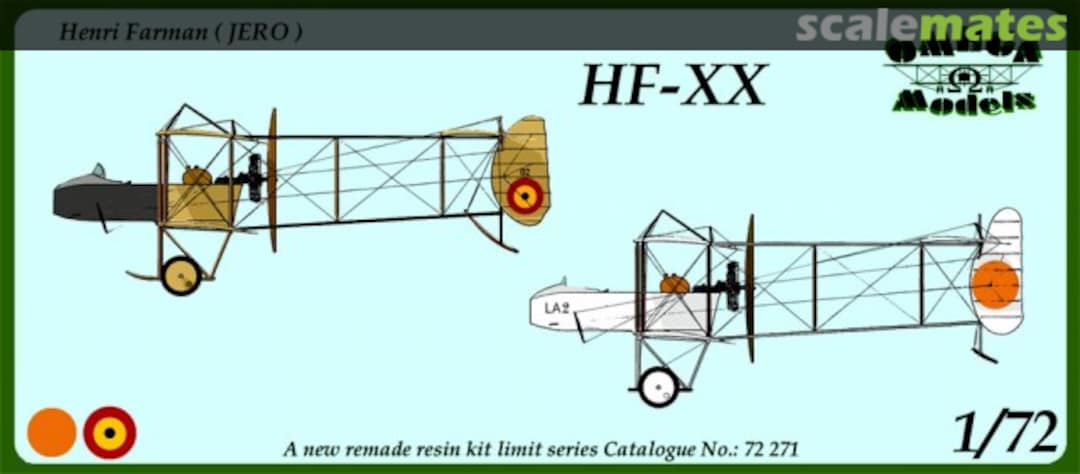 Boxart Henri Farman HF-XX 72271 Omega Models