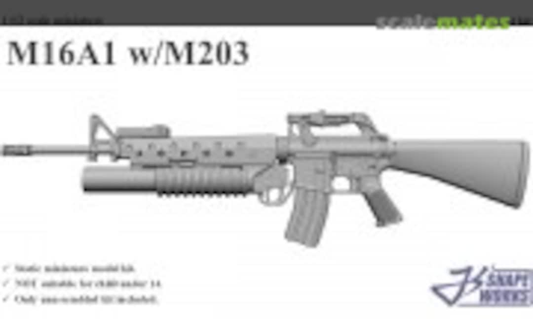1:12 M16A1 w/M203 (Js' Shapeworks JS12A042)