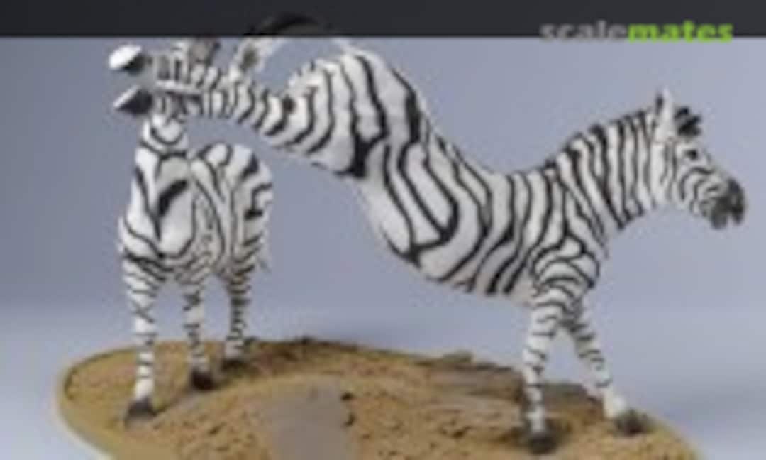 1:35 Plains Zebra - Fighting Males (EMP3d 35130252) 35130252
