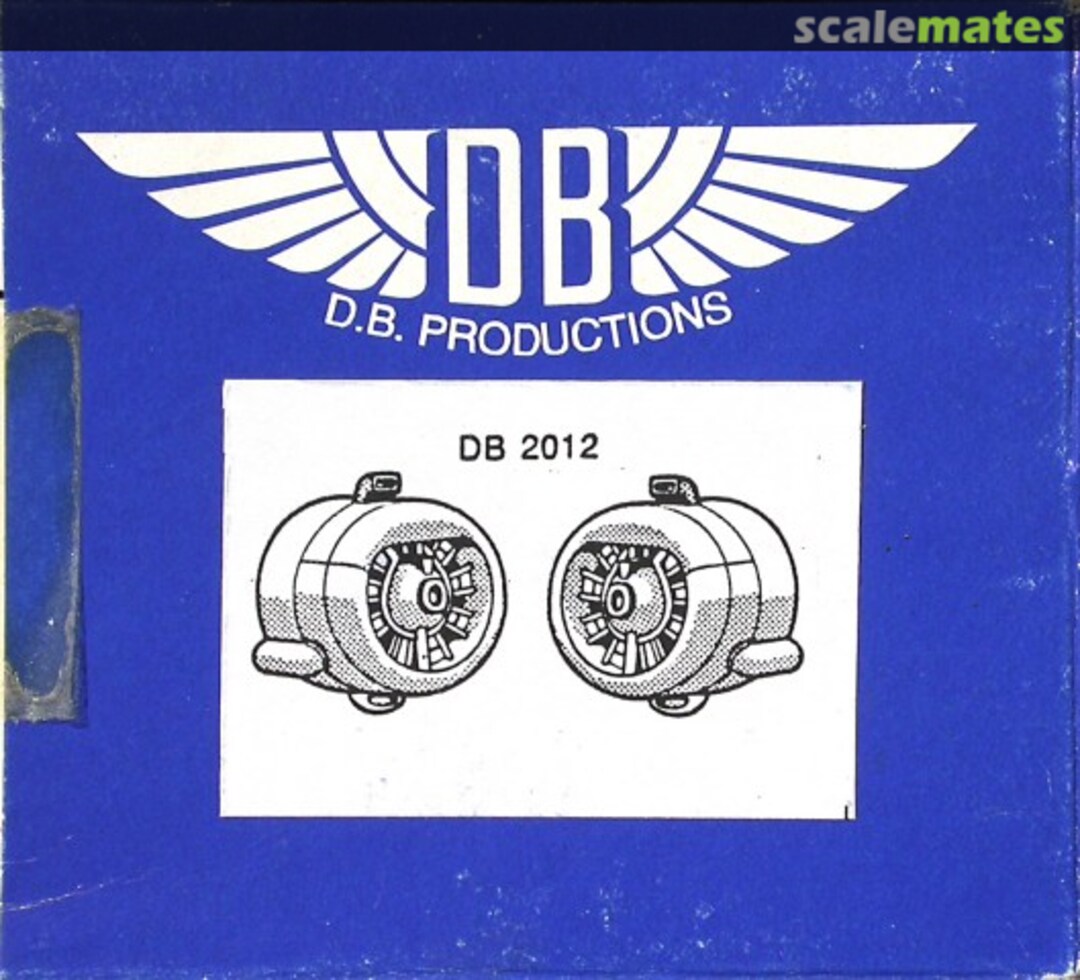 Boxart Douglas DC-2/DC-3 Wright R-1820 Cyclone 9 engines (2) DB2012 DB Productions