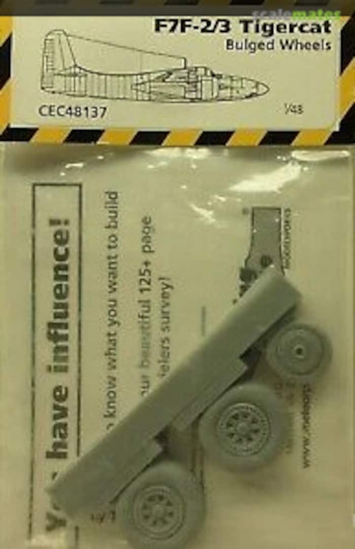 Boxart F7F Tigercat Bulged Tires CEC48137 Cutting Edge Modelworks Boxart F7F Tigercat Bulged Tires CEC48137 Cutting Edge Modelworks