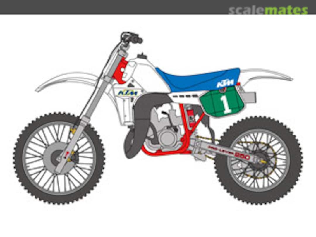 Boxart 250MX & Rider Decal Set SHK-D234 Shunko Models