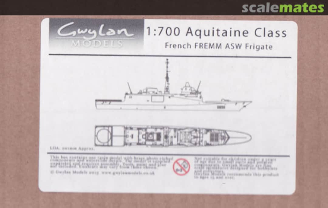 Boxart Aquitaine Class GM700-05A Gwylan Models Boxart Aquitaine Class GM700-05A Gwylan Models