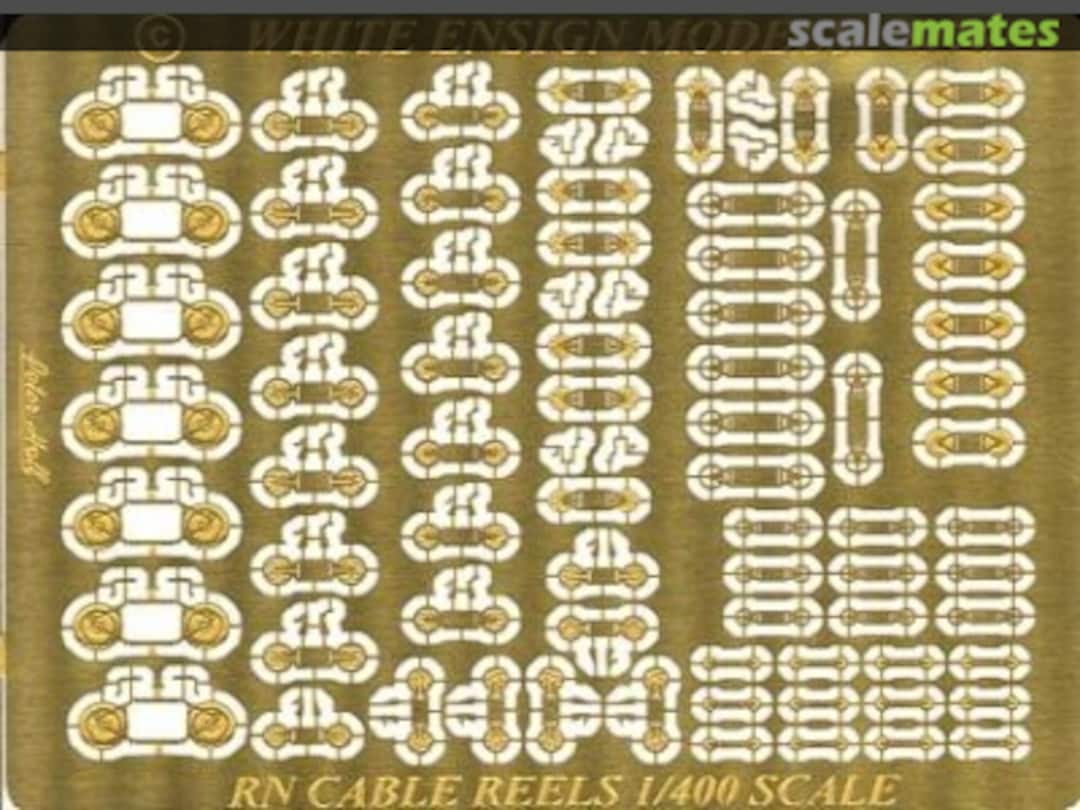 Boxart Royal Navy Cable Reels Set (1 Photo-Etched Sheet) PE 4014 White Ensign Models