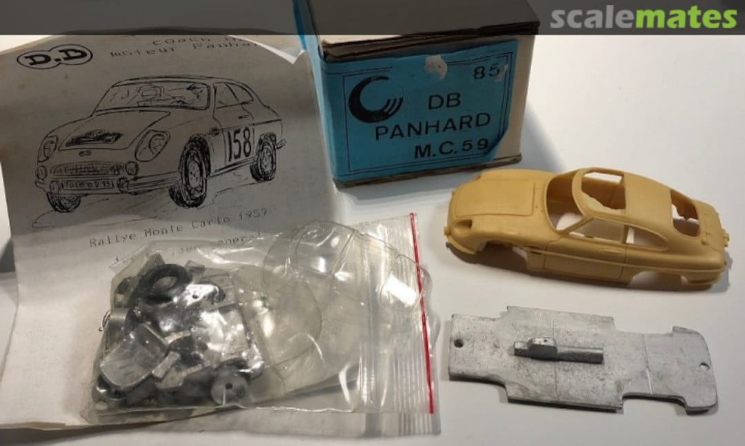 Boxart DB Panhard HBR5 [7028 BD 13] CCC F85 Chat C'Est Chouette