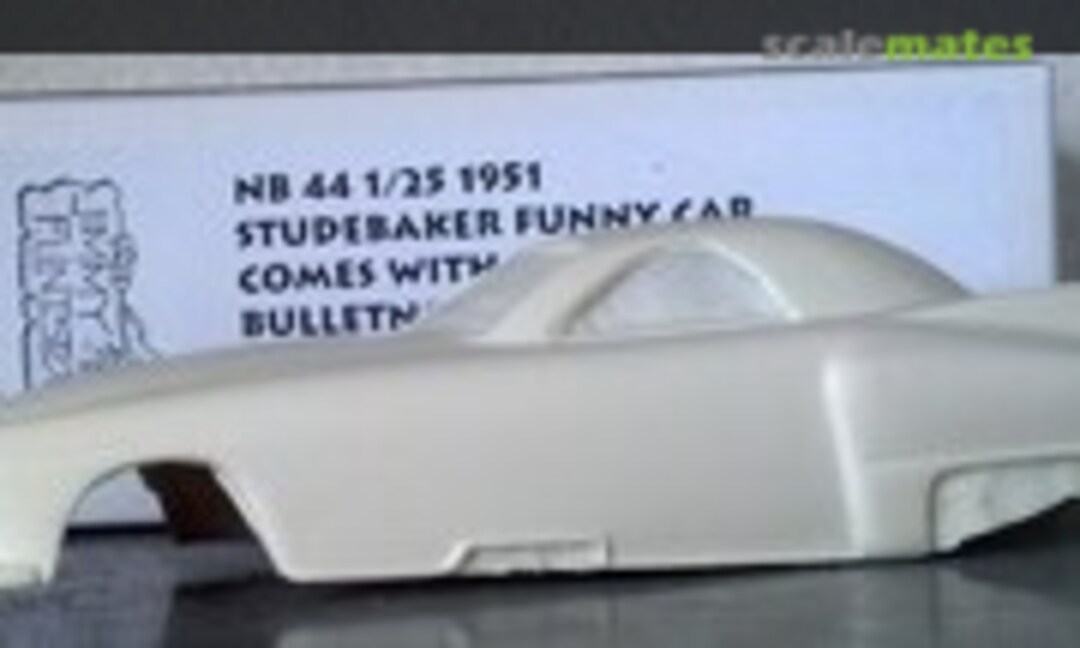 1:25 1951 Studebaker Funny Car Body (Jimmy Flintstone NB44) NB44