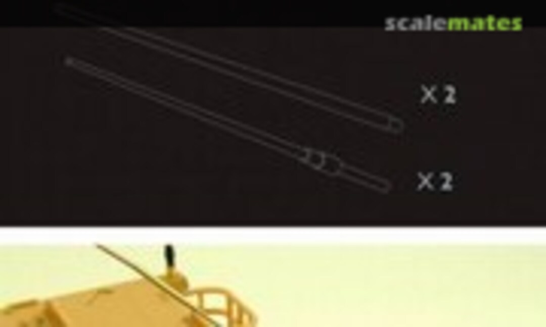 1:35 Spring Antenna Mast Base for South Korean Military Vehicles (Orange Hobby G35-081-24) G35-081-24