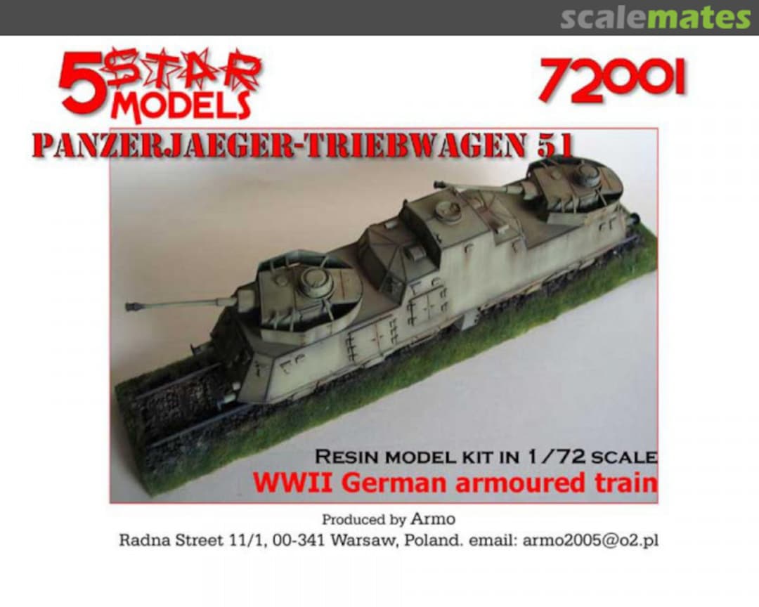 Boxart Panzerjaeger-Triebwagen 51 72001 5 Star Models