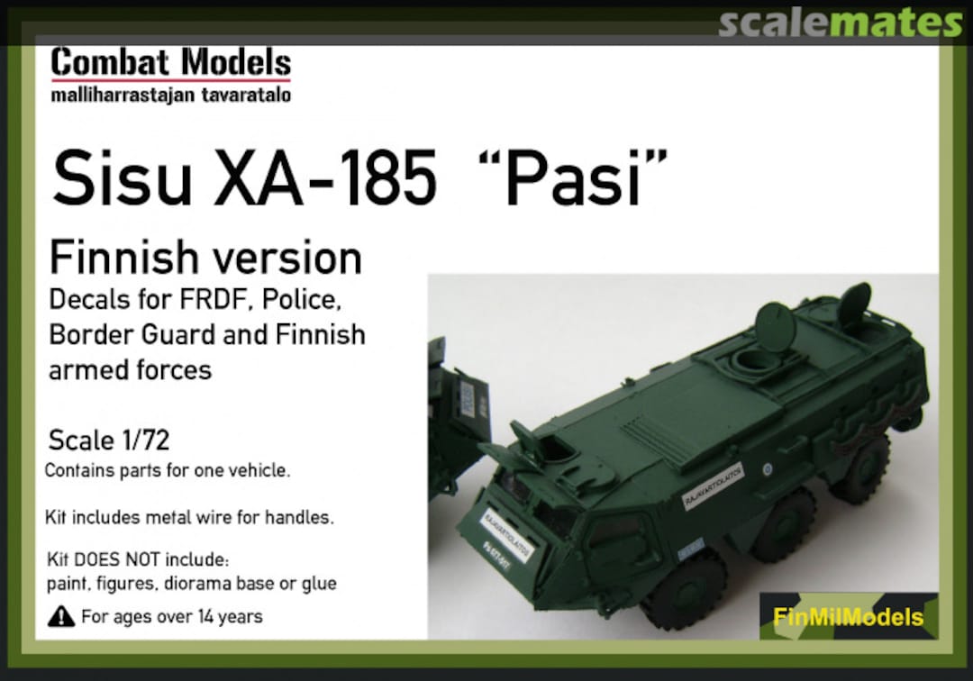 Boxart Sisu XA-185 "Pasi" COM72007 Combat Models Boxart Sisu XA-185 "Pasi" COM72007 Combat Models