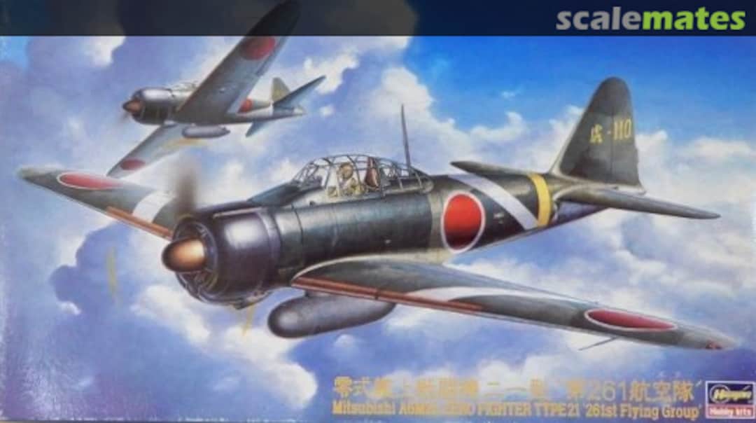 Boxart Mitsubishi A6M2b Zero Fighter Type21 '261st Flying Group' 09251 Hasegawa Boxart Mitsubishi A6M2b Zero Fighter Type21 '261st Flying Group' 09251 Hasegawa