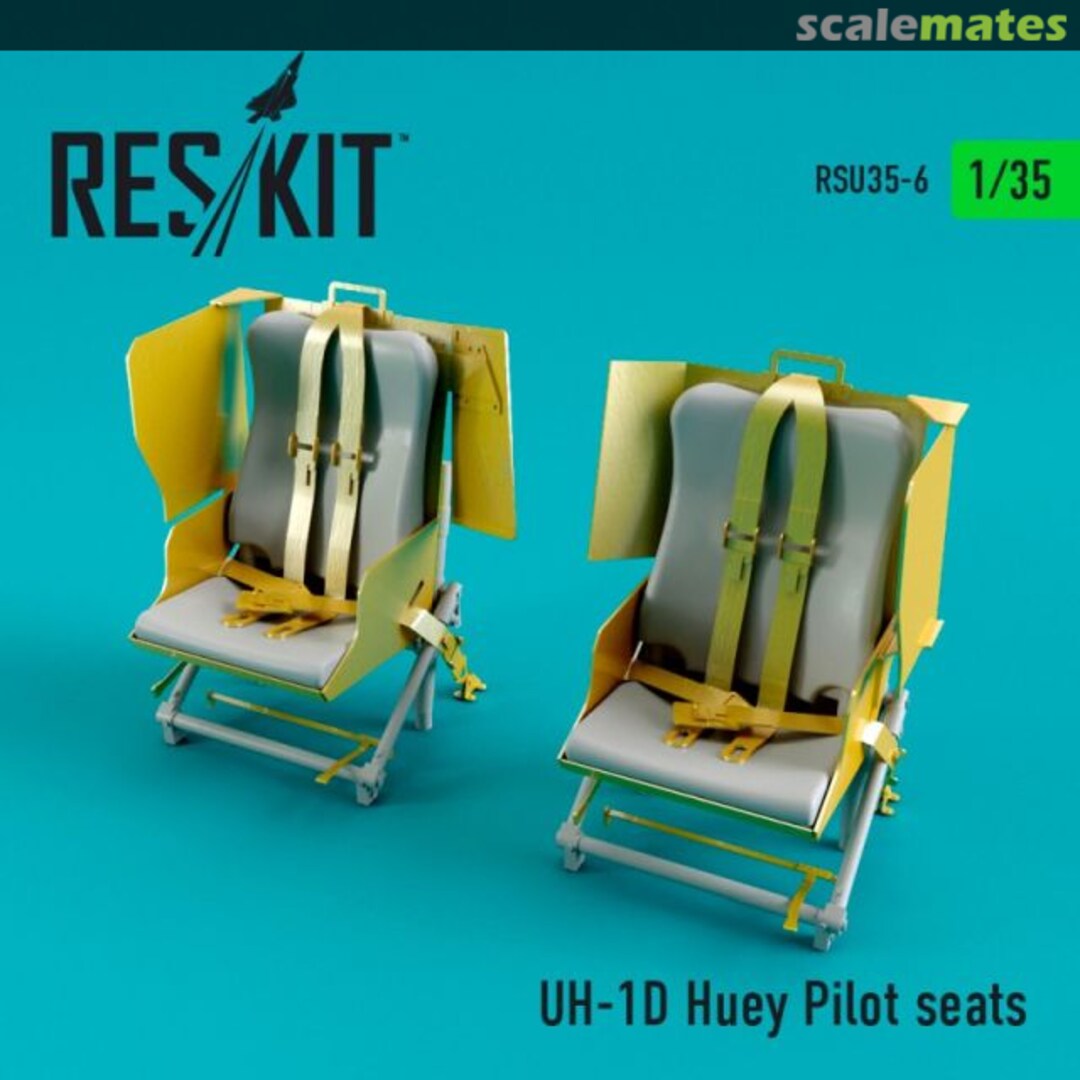 Boxart UH-1D Huey - pilot seats RSU35-0006 ResKit