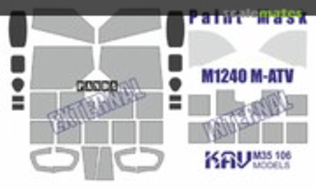 1:35 M-1240 M-ATV paint masks (KAV models KAV M35 106) KAV M35 106