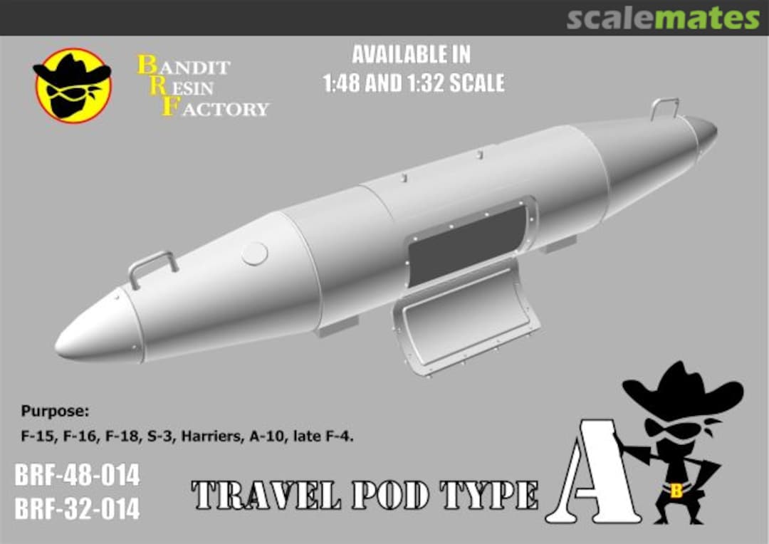 Boxart Travel Pod Type A BRF-48-014 Bandit Resin Factory Boxart Travel Pod Type A BRF-48-014 Bandit Resin Factory