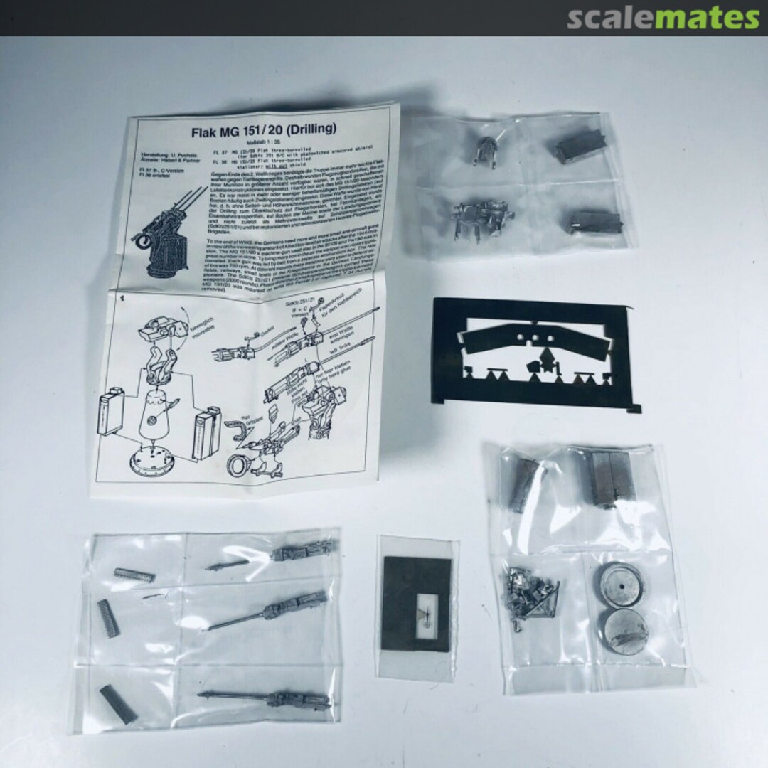 Contents Flak MG 151/20 (Drilling) FL37 Ulrich Puchala Zinnminiaturen Contents Flak MG 151/20 (Drilling) FL37 Ulrich Puchala Zinnminiaturen