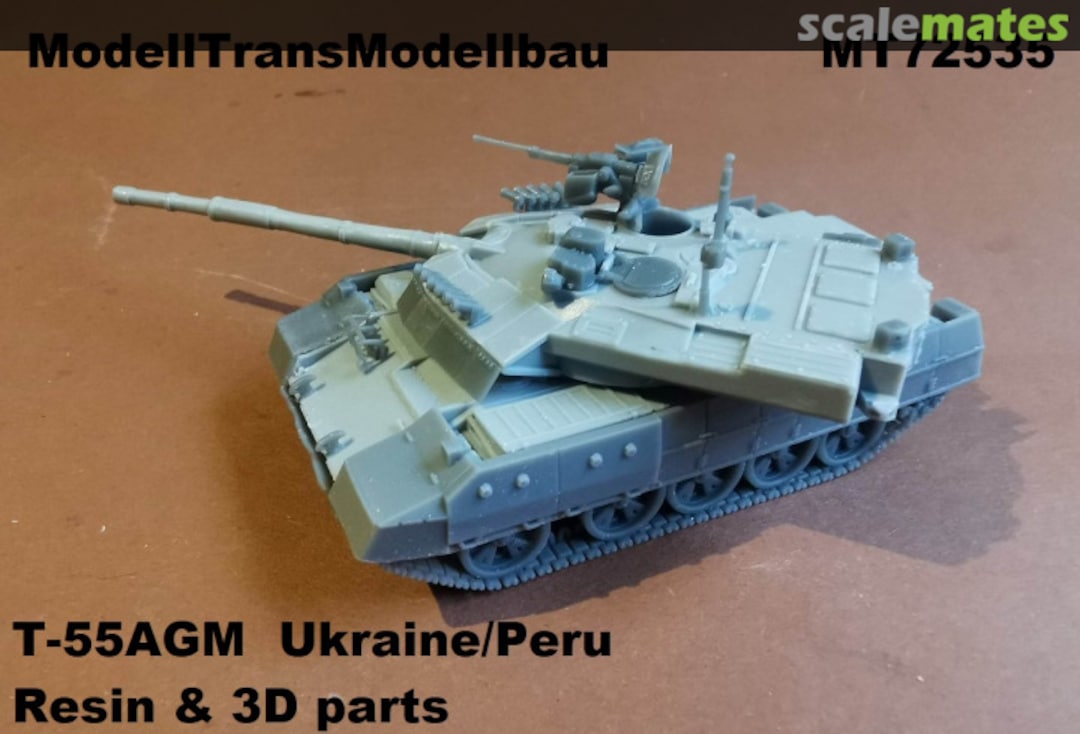 Boxart T-55 AGM Tifon 2 MT72535 Modell Trans Modellbau Boxart T-55 AGM Tifon 2 MT72535 Modell Trans Modellbau