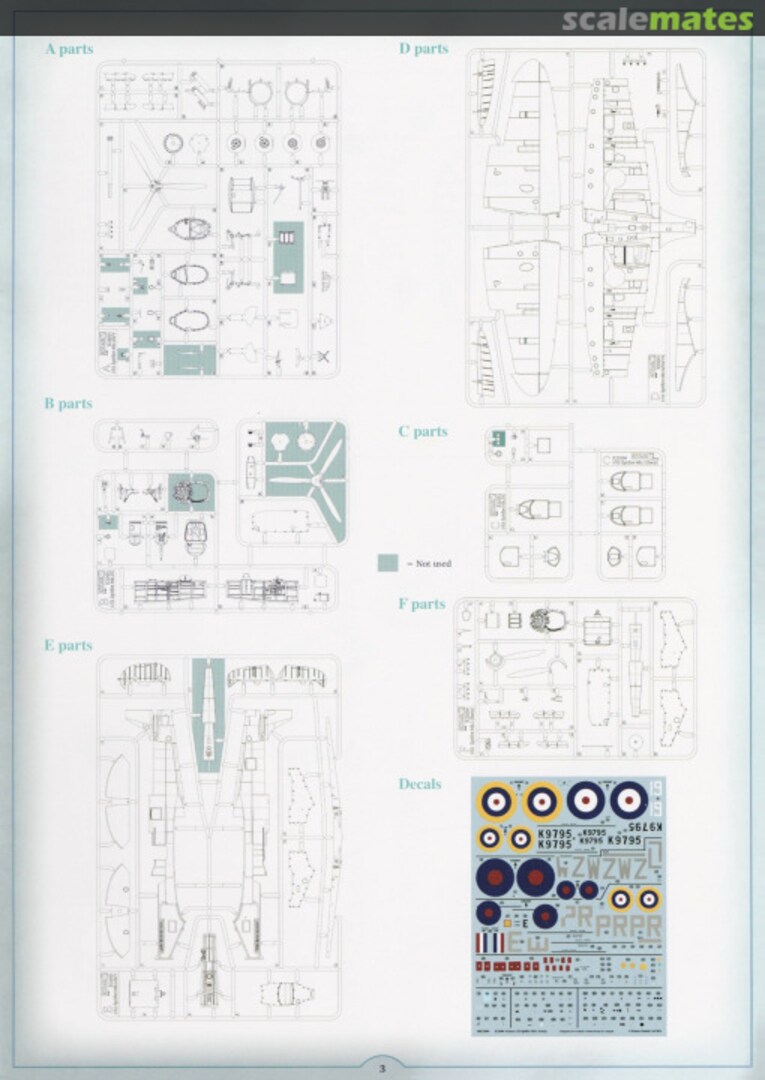 Contents Spitfire Mk.Ia (Early) K32004 Kotare Contents Spitfire Mk.Ia (Early) K32004 Kotare
