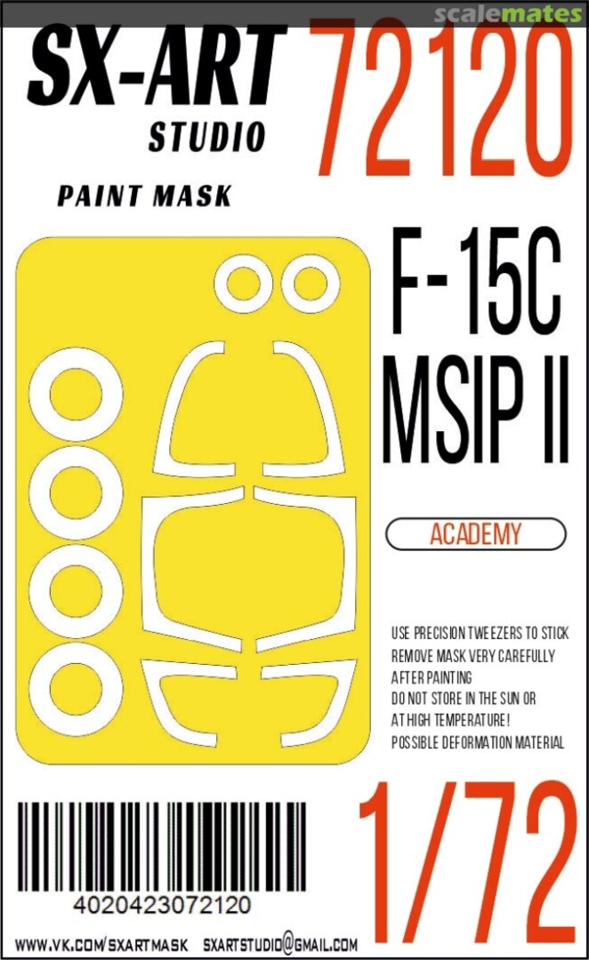 Boxart F-15C MSIP II masks 72120 SX-Art Boxart F-15C MSIP II masks 72120 SX-Art