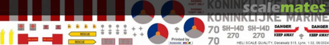 Boxart Sea Lynx SH-14D Decal 515 Heli Scale Quality Boxart Sea Lynx SH-14D Decal 515 Heli Scale Quality