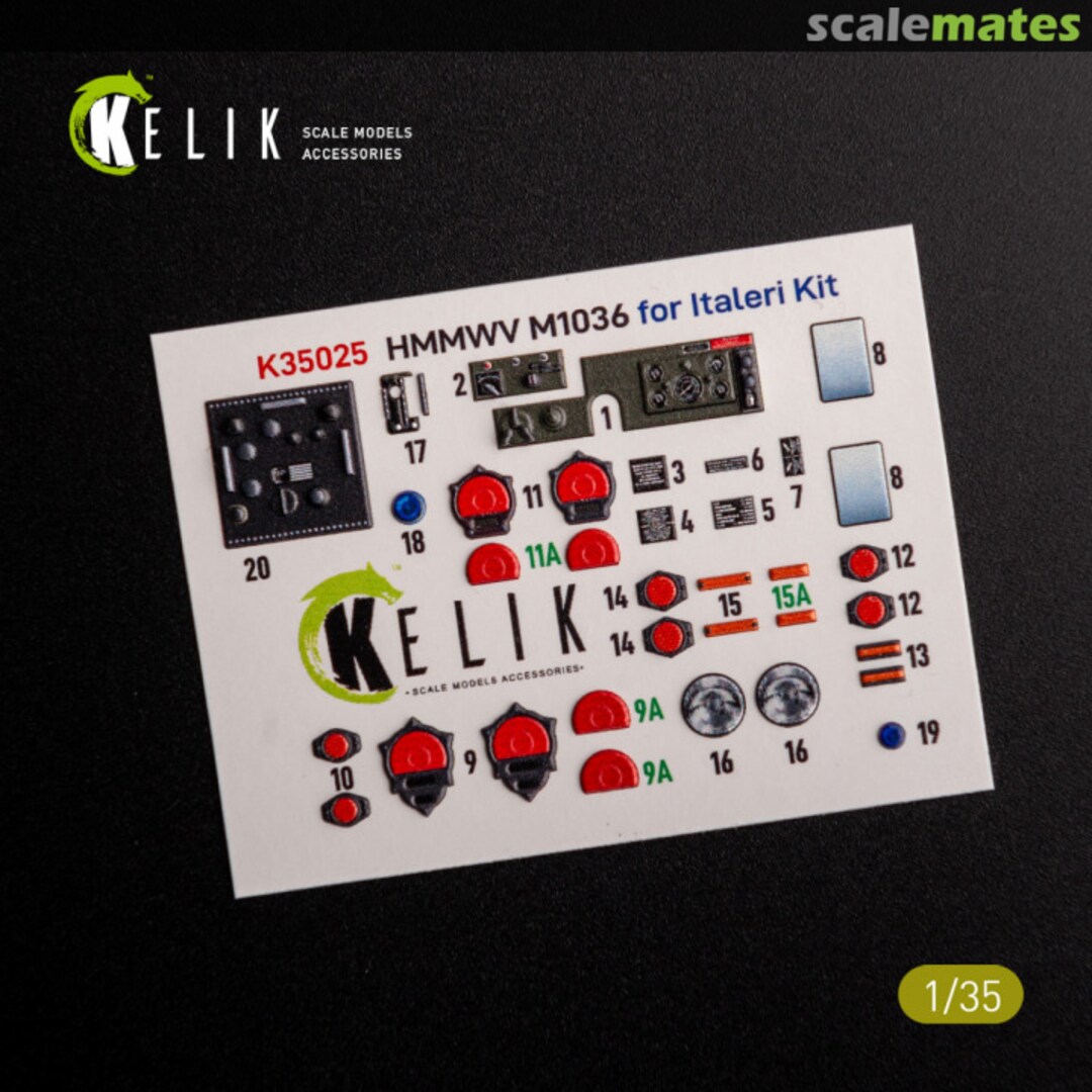 Boxart HMMWV M1036 with TOW Nato Green Version interior 3D decals K35025 Kelik Boxart HMMWV M1036 with TOW Nato Green Version interior 3D decals K35025 Kelik