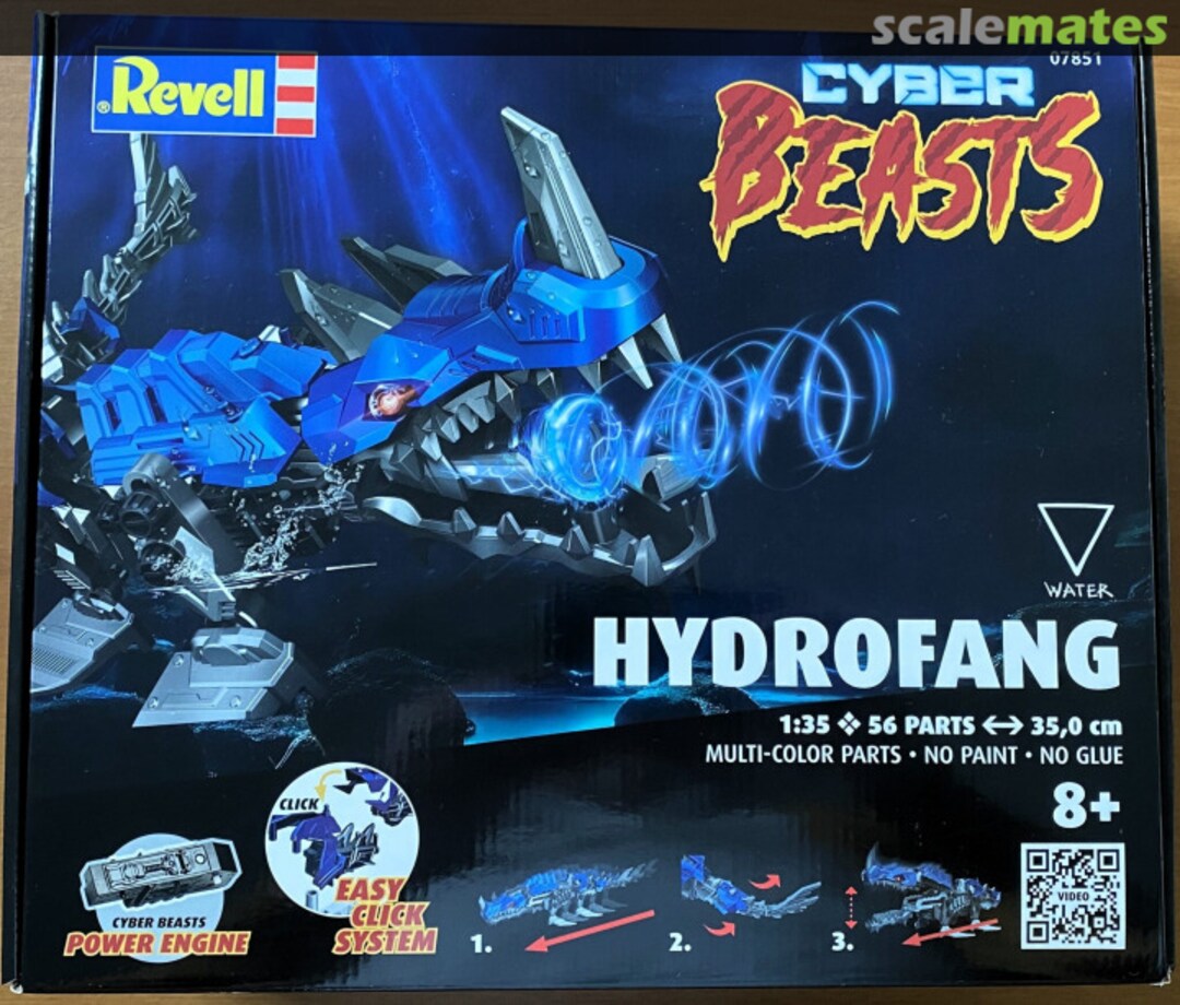Boxart CYBER BEASTS HYDROFANG 07851 Revell Boxart CYBER BEASTS HYDROFANG 07851 Revell