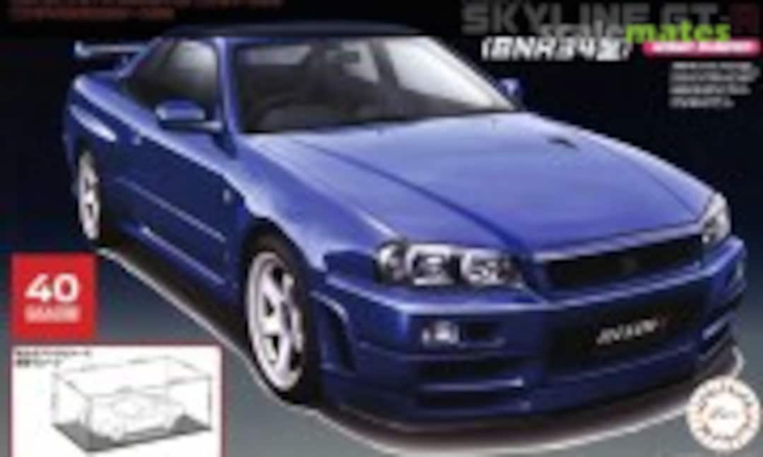 1:24 Skyline GT-R (BNR34) w/NISMO Bumper &amp; NISMO 40th Anniversary Unassembled Case (Fujimi 04803)