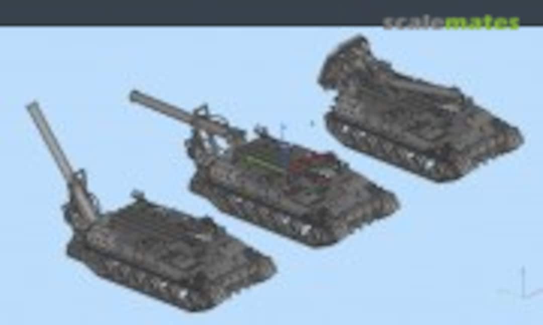 1:72 2S4 Tyulpan (Vast Sky Model )