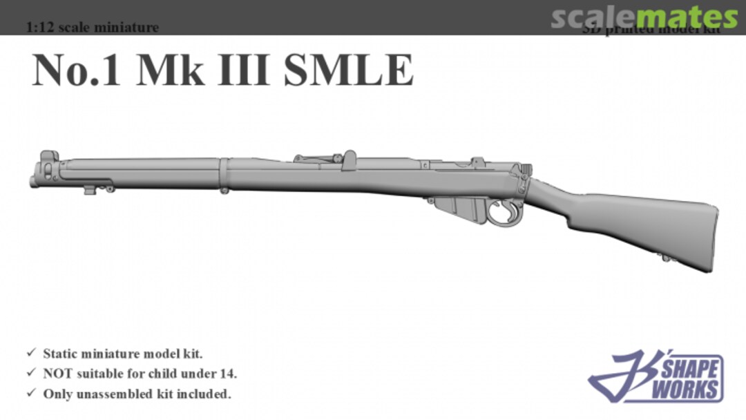 Boxart No.1 Mk III SMLE JS12A043 Js' Shapeworks Boxart No.1 Mk III SMLE JS12A043 Js' Shapeworks