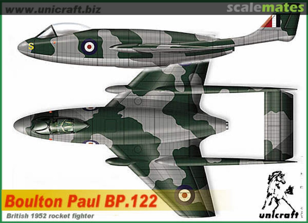 Boxart Boulton Paul BP.122 Unicraft Models Boxart Boulton Paul BP.122 Unicraft Models