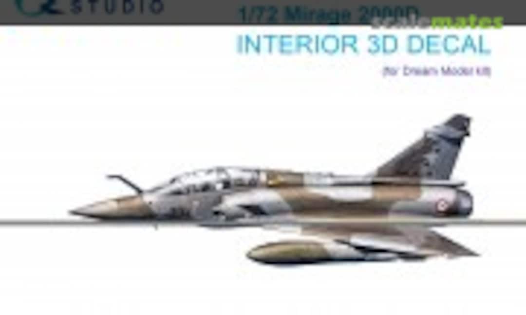 1:72 Mirage 2000D interior 3D decals (with 3D resin parts) (Quinta Studio QD+72248) QD+72248