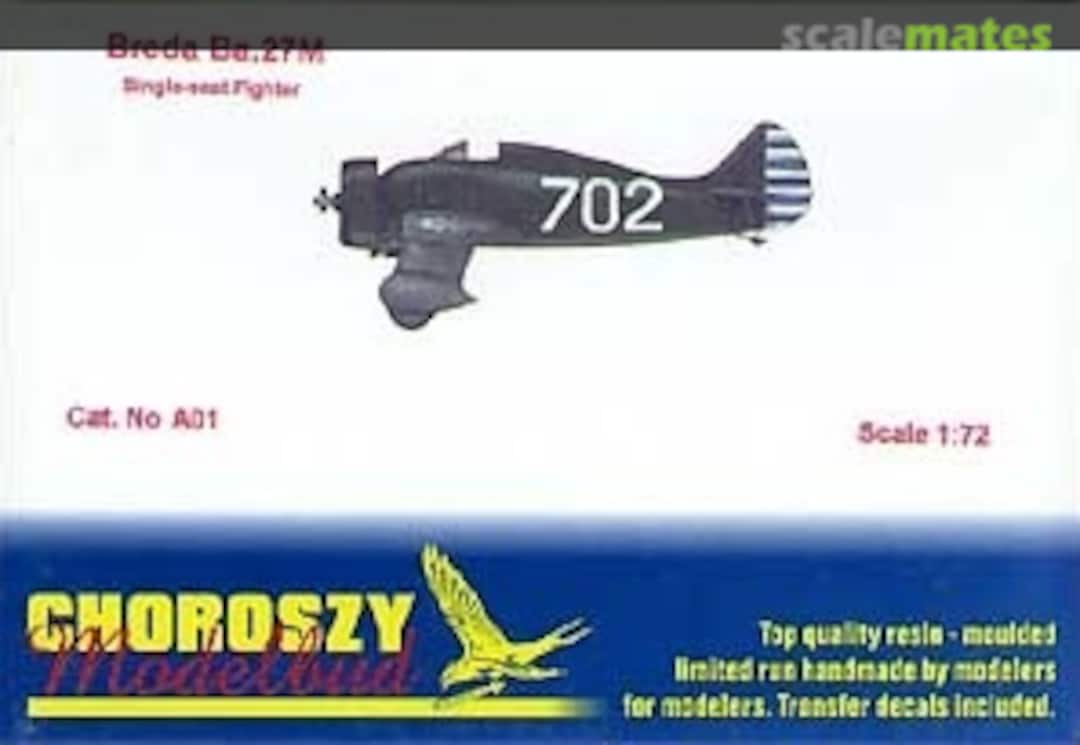 Boxart Breda Ba.27M A01 Choroszy Modelbud Boxart Breda Ba.27M A01 Choroszy Modelbud