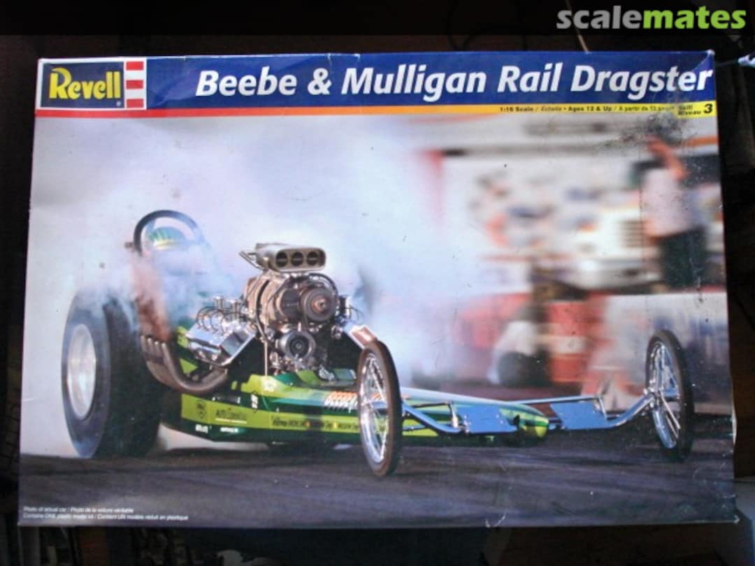 Boxart Beebe & Mulligan Rail Dragster 85-7699 Revell