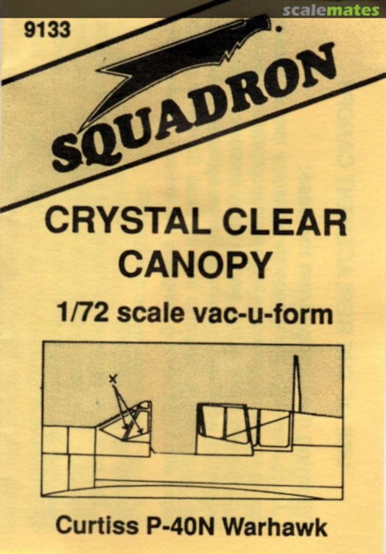 Boxart Curtiss P-40N Warhawk 9133 Squadron Boxart Curtiss P-40N Warhawk 9133 Squadron