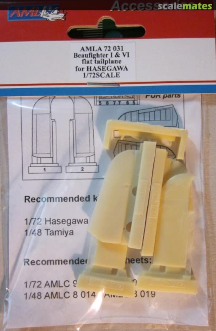 Boxart Bristol Beaufighter I & VI Flat Tailplane AMLA72031 AML Boxart Bristol Beaufighter I & VI Flat Tailplane AMLA72031 AML