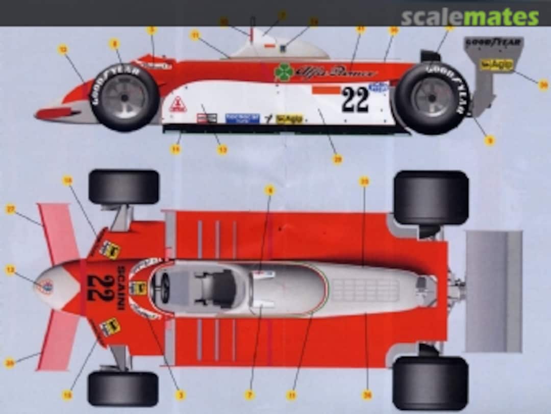 Boxart Alfa Romeo 179 F1 SLK098 SilverLine Boxart Alfa Romeo 179 F1 SLK098 SilverLine