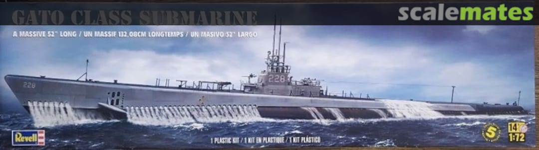 Boxart Gato Class Submarine 85-0396 Revell Boxart Gato Class Submarine 85-0396 Revell