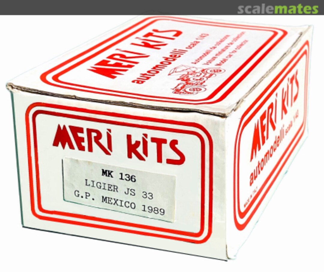 Boxart Ligier JS33 MK136 Meri Kits Boxart Ligier JS33 MK136 Meri Kits