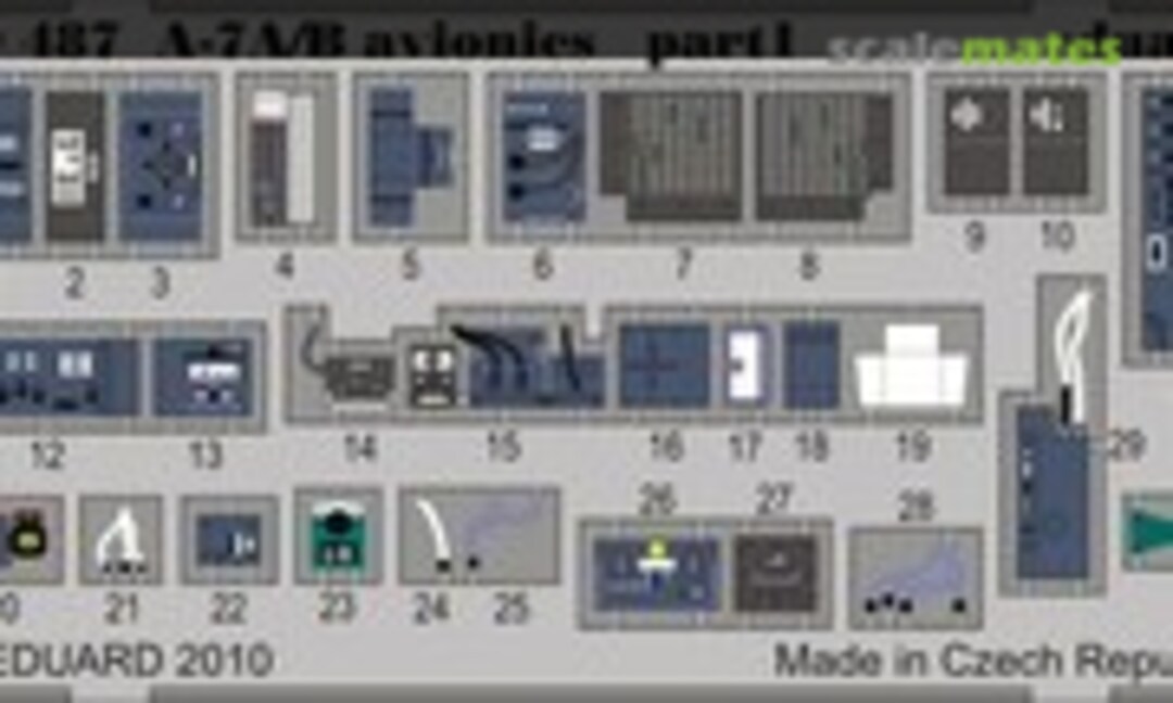 1:48 A-7A/B avionics (Eduard 49487) 49487