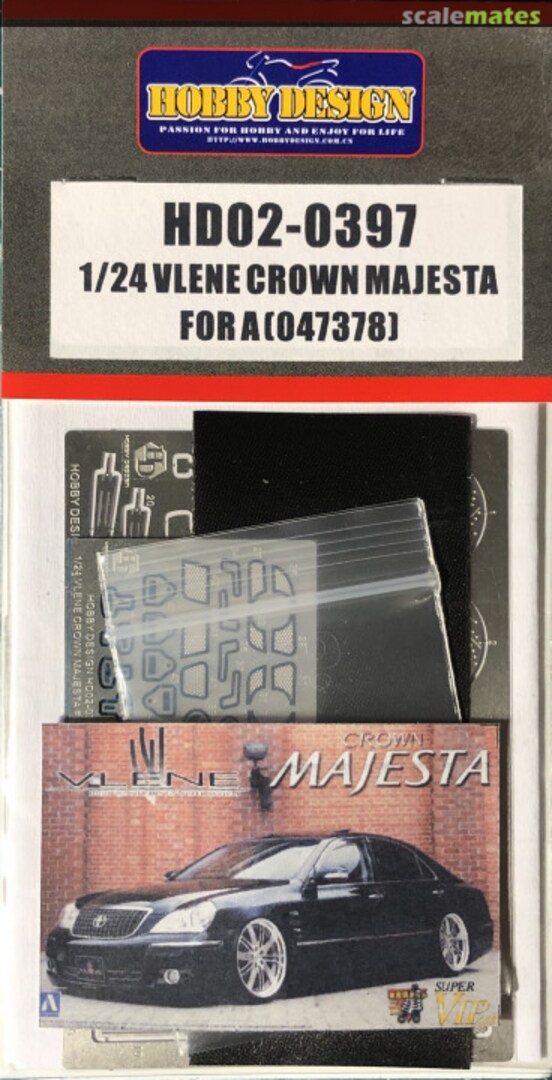 Boxart Vlene Crown Majesta (PE + Resin) (For Aoshima 047378) HD02-0397 Hobby Design Boxart Vlene Crown Majesta (PE + Resin) (For Aoshima 047378) HD02-0397 Hobby Design