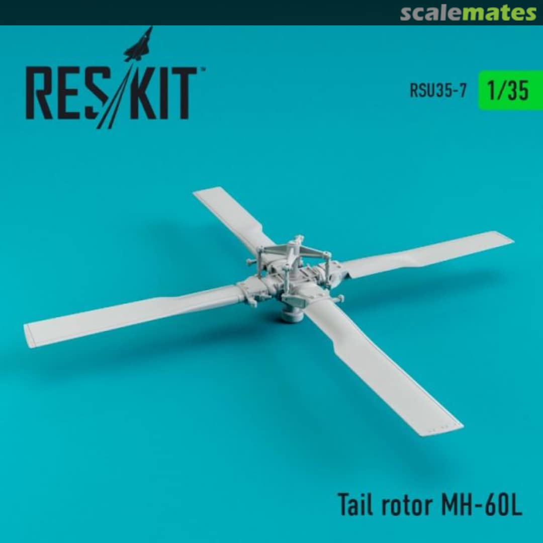 Boxart MH-60L Black Hawk tail rotor RSU35-0007 ResKit Boxart MH-60L Black Hawk tail rotor RSU35-0007 ResKit