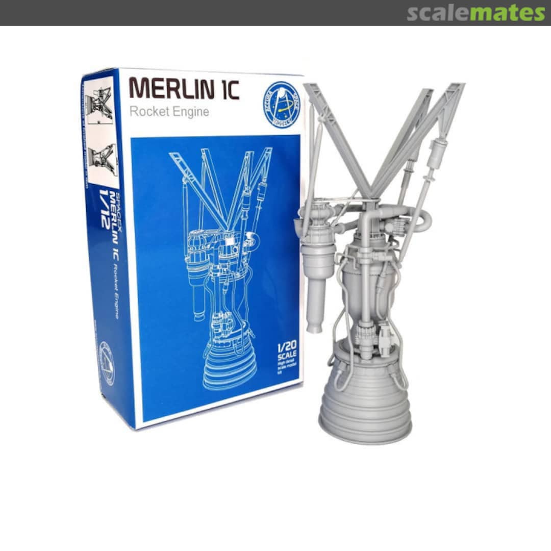 Boxart Merline 1C Rocket Engine Accura Space Models Boxart Merline 1C Rocket Engine Accura Space Models
