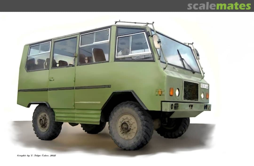 Boxart TAM 110 A5 Off-road army bus TM 3209 Triglav model