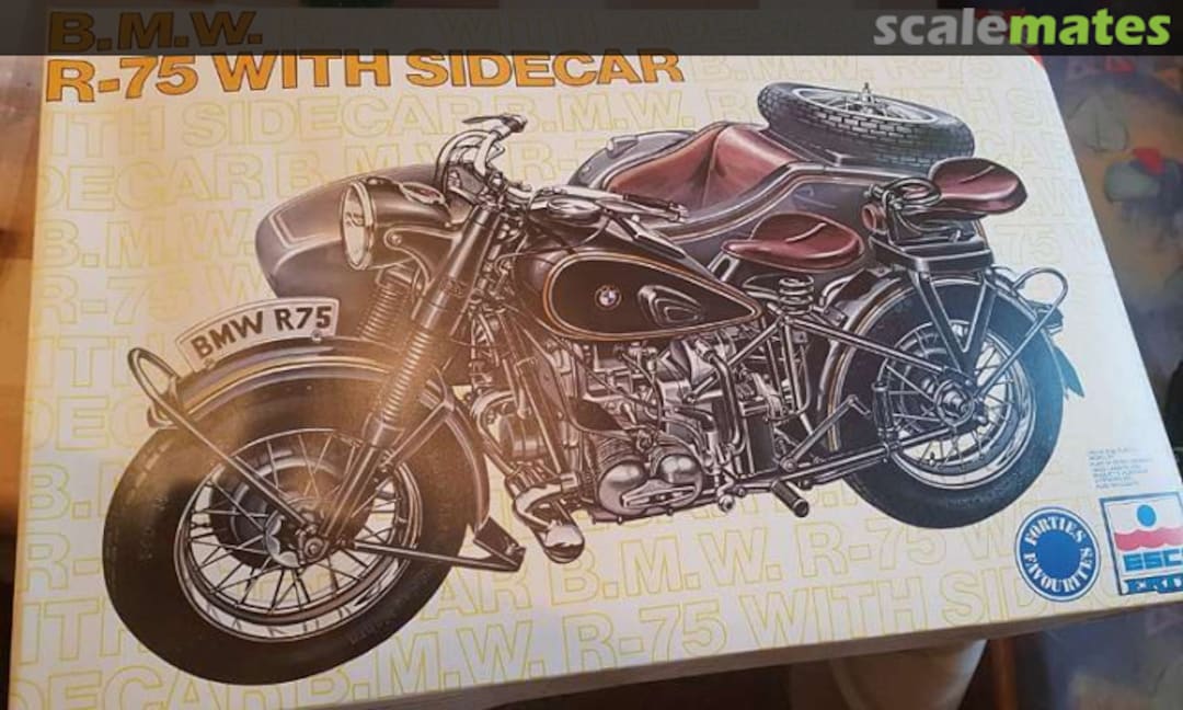 Boxart BMW R-75 with Sidecar 6003 ESCI/ERTL Boxart BMW R-75 with Sidecar 6003 ESCI/ERTL