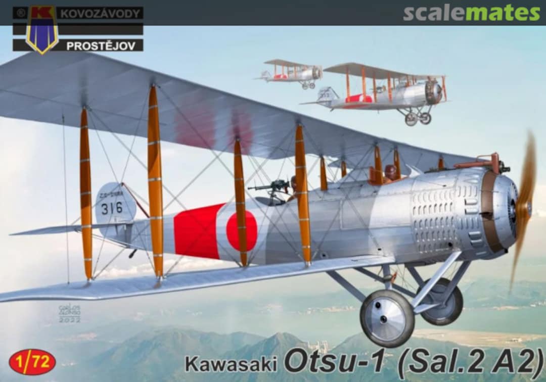 Boxart Kawasaki Otsu-1 (Sal.2 A2) KPM0326 Kovozávody Prostějov Boxart Kawasaki Otsu-1 (Sal.2 A2) KPM0326 Kovozávody Prostějov