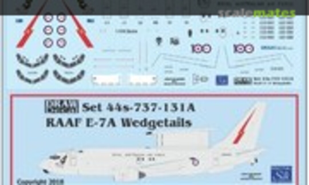 1:144 Boeing E-7A Wedgetail RAAF No 2 Sqn (Draw Decal 44-737-131A) 44-737-131A