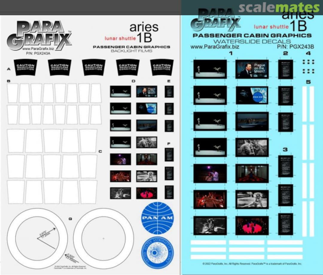 Boxart Aries 1B Passenger Cabin Graphics PGX243 ParaGrafix Modeling Systems Boxart Aries 1B Passenger Cabin Graphics PGX243 ParaGrafix Modeling Systems