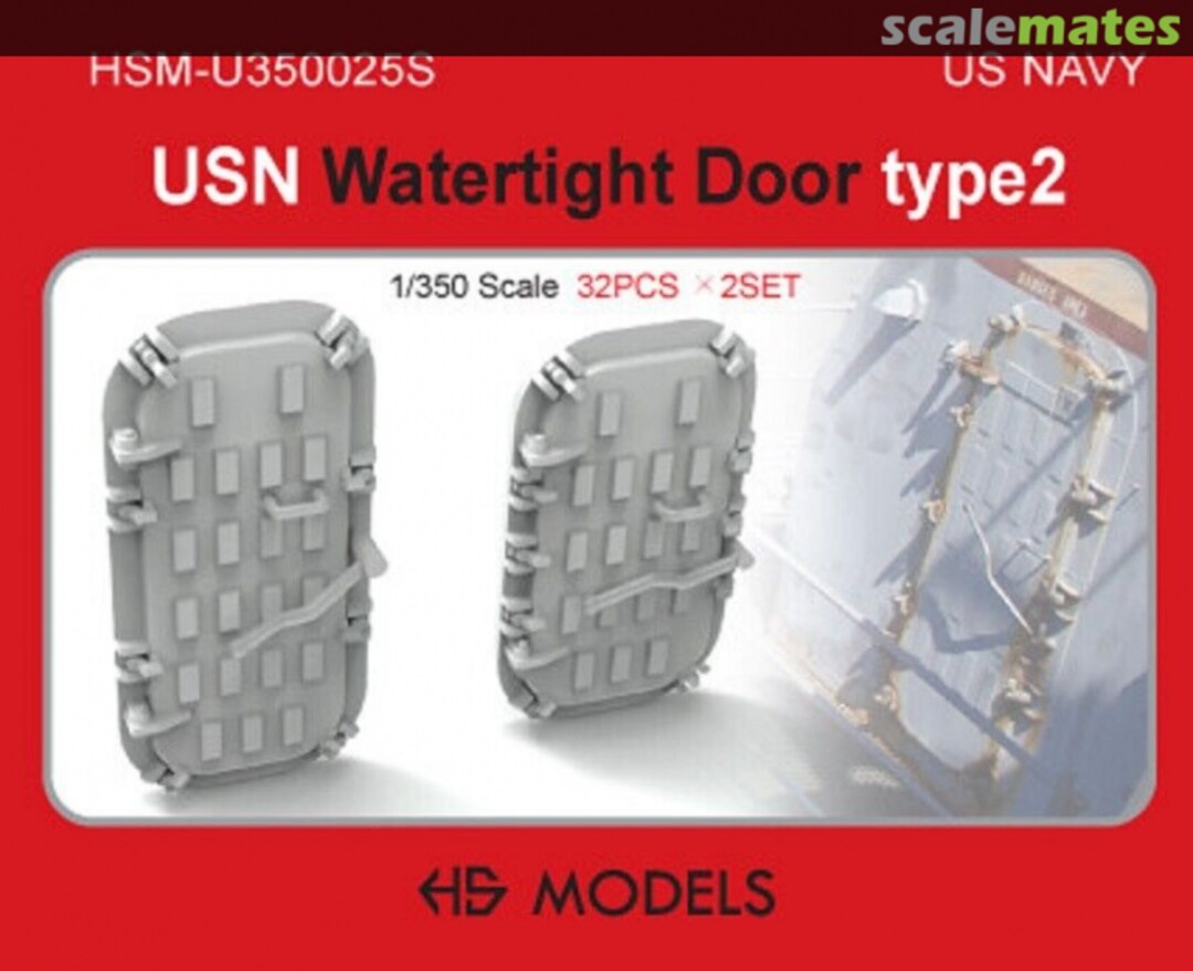 Boxart Watertight Doors Type 2 HSM-U350025S HS Models