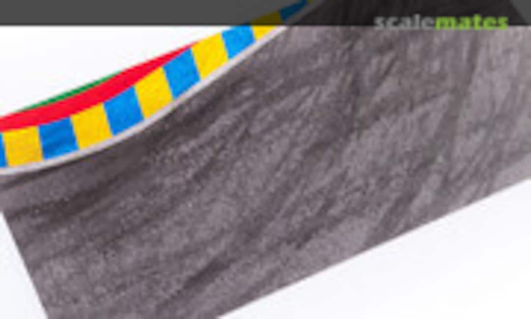 1:24 Asphalt Road 24 Hours Of Le Mans Turn acrylic base 3x180x357mm (Kelik KS24003) KS24003